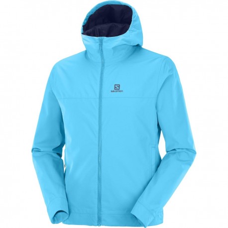 Geaca drumetie barbati Salomon EXPLORE WATERPROOF 2L JAC Albastru