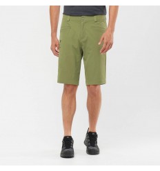 Pantaloni scurti drumetie barbati Salomon WAYFARER SHORTS M Kaki