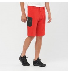 Pantaloni scurti drumetie barbati Salomon WAYFARER SHORTS M Rosu