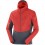 Geaca alergare barbati Salomon AGILE FZ HOODIE M Rosu