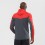 Geaca alergare barbati Salomon AGILE FZ HOODIE M Rosu