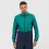 Geaca alergare barbati Salomon AGILE FZ HOODIE M Verde