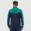 Geaca alergare barbati Salomon AGILE FZ HOODIE M Verde