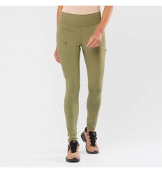 Colanti drumetie femei Salomon OUTLINE TIGHT W Kaki