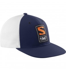 Sapca Unisex Salomon CAP TRUCKER FLAT CAP Bleumarin
