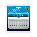 Incarcator Panasonic Eneloop pentru 8 acumulatori AA R6 sau AAA R3