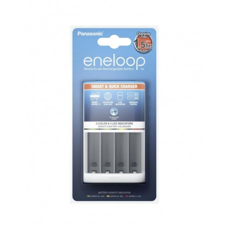 Incarcator baterii Panasonic Eneloop Smart & Quick pentru acumulator AA R6/AAA R3 Ni-MH