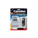 Incarcator Camelion Fast cu LCD si adaptor 12V auto pentru acumulatori AA si AAA Ni-MH sau Ni-Cd BC-0907