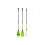 Padela sup fiberglass lime 3 piese