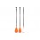 Padela SUP Fusion Stick Portocaliu 3 piese