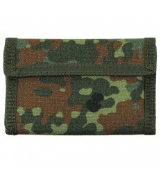 Portofel unisex, material textil, 14,5 x 10 x 1,5 cm, tropical camo MFH