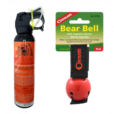 Set spray urs Sabre Frontiersman 260 grame + clopotel avertizare sonora animale