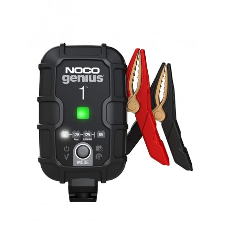 Redresor Noco Genius 1 auto moto 6V / 12V 1A pentru acumulatori maxim 30A Plumb-Acid AGM GEL VRLA Litiu