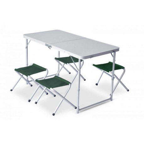 Set masa camping cu 4 scaune Pinguin 