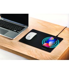 Mouse pad cu incarcare wireless Minibatt PowerPAD - Qi wireless charger mouse pad, negru