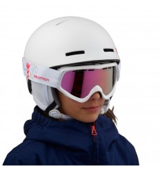 Casca ski / snowboard copii Salomon Grom alba