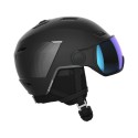 Casca ski / snowboard cu viziera barbati Salomon Pioneer LT VISOR BK/UNIV M.BLU neagra