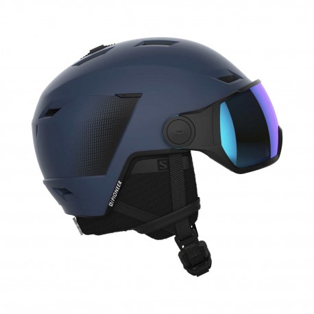 Casca ski snowboard cu viziera barbati Salomon Pioneer LT Visor blumarin