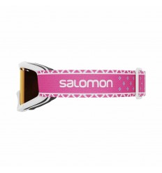 Ochelari ski - snowboard copii Salomon Kiwi access alb - roz