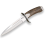 Cutit Joker Chamois cu teaca piele, lama 18 cm otel inox, maner corn cerb, teaca piele
