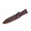 Cutit Joker Chamois cu teaca piele, lama 18 cm otel inox, maner corn cerb, teaca piele
