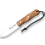 Cutit Joker BS9 Trampero lama 10 cm otel inox, maner din lemn maslin, teaca piele