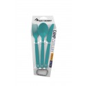 Tacamuri camping - drumetie Sea To Summit Charcoal - set 3 bucati cu carabina, pacific blue