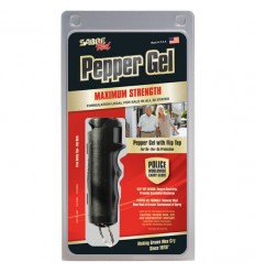 Spray autoaparare cu gel tip breloc Sabre Black, 15 grame