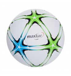 Minge Fotbal Maxtar 330-350g alb / albastru / verde