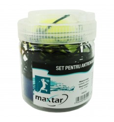 Set antrenament tenis Maxtar 62.4-65.1 mm ricoseu 125-145 cm verde