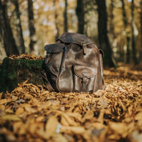 Rucsac piele, volum 14 litri, model md1 intermediar