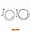 Set cordeline elastice de tensionare Bushmen Orange