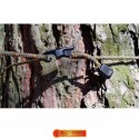 Set 6 cordeline de tensionare ultralight Bushmen negre