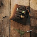 Protectie din piele pentru pat arma cu portmunitie elastica, cartus Tapel