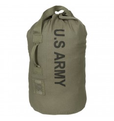 Sac militar US duffle bag, volum 100 litri, 100% bumbac, negru