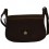 Gentuta din piele cu floare de colt md. 1 neagra Tapel
