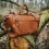 Geanta din piele vintage Tapel