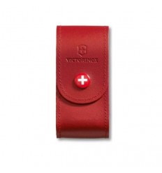 Teaca Victorinox rosie din piele