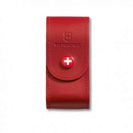 Teaca Victorinox rosie din piele