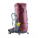 Rucsac Deuter Aircontact Lite 45+10 SL maron graphite
