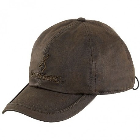 Sapca Browning maro, fleece, cu urechi