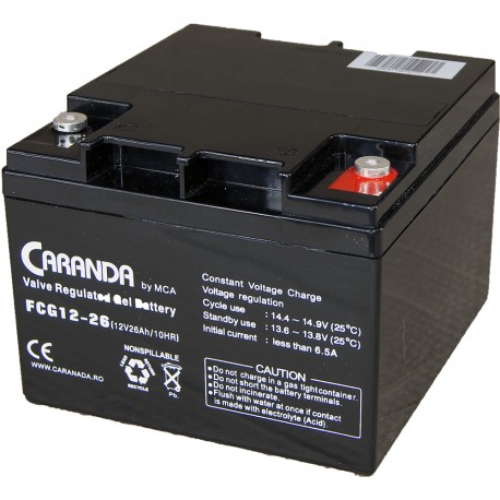 Baterie cu GEL 12 V, 24 Ah Caranda