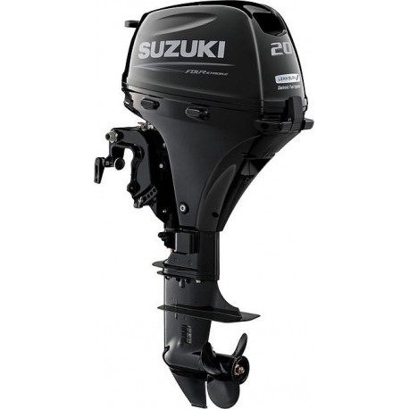 Motor barca Suzuki 20 CP, comenzi la distanta, manual trim