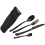 Set 4 tacamuri inox cu husa neopren Prologic blackfire