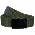 Curea olive, lungime 130 cm, compozitie 80% bumbac 20% polyester