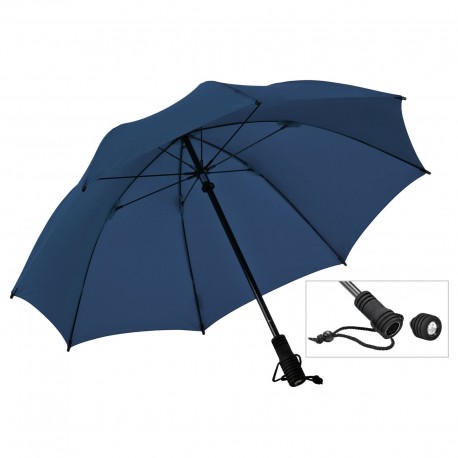 Umbrela de ploaie cu husa si lanterna Euroscjirm Swing Flashlight, Ø99cm, 360g, rezistenta vant 120 km/h