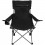 Scaun pliabil camping Fox Outdoor Deluxe, cordura, negru, perna inclusa, max 150 kg, cu husa