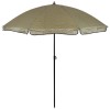 Umbrela parasolar pentru plaja, pescuit, camping, diametru 180 cm, unghi reglabil, camuflaj