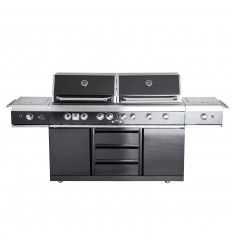 Bucatarie de exterior din inox, gratar pe gaz cu Air System ALL'GRILL Top-Line Extrem Light 100960