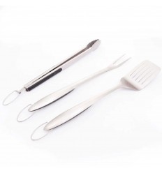 Set 3 ustensile din inox pentru gratar Premium Char-Broil 140571
